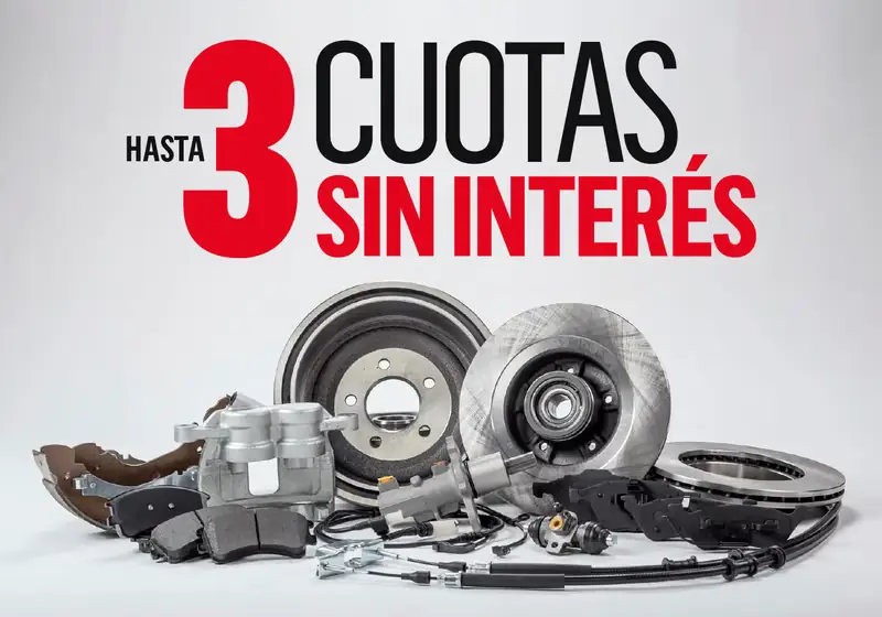Hasta 3 cuotas sin interés